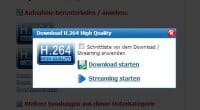 H.264 Streaming/Download bei Save.TV
