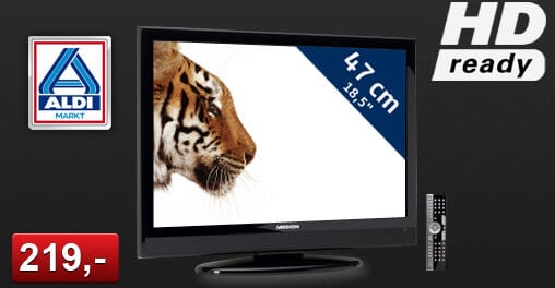 MEDION P12013 (MD 20115) LCD-TV-/ DVD-Kombination für 219 Euro