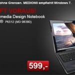 Aldi: MEDION P5612 (MD98390) Multimedia Notebook für 599 EUR