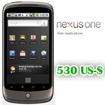 Google Nexus One Handy mit Android 2.1 erhältlich