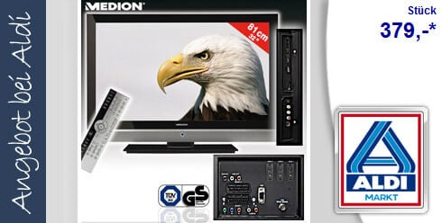 Aldi: MEDION P15014 (MEDION MD 30329) LCD-TV für 379 EUR