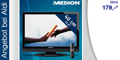 Aldi bringt Medion MD 30288/E12000 LCD-TV
