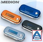 Aldi: MEDION life S60008 Design MP3-Player 4GB für 29,99 EUR