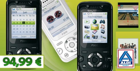 Aldi: Sony Ericsson F305 Handy ab 20.07 im Angebot