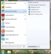 Zuletzt verwendete Dokumente löschen in Windows 7