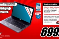 Acer 7741G-334G32Bn Aspire Notebook bei Media Markt für 699 EUR
