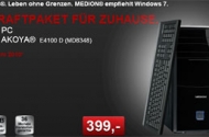 Aldi: MEDION E4100 D (MD8348) Computer ab 03.06.2010 für 399 EUR mit großer 750 GB Festplatte