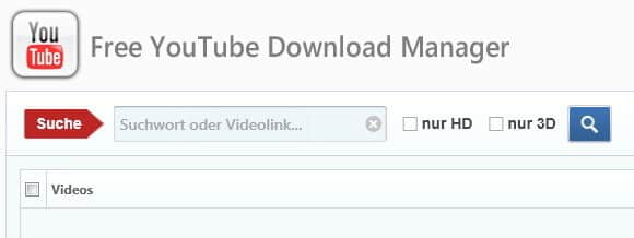 Free Youtube Download Manager