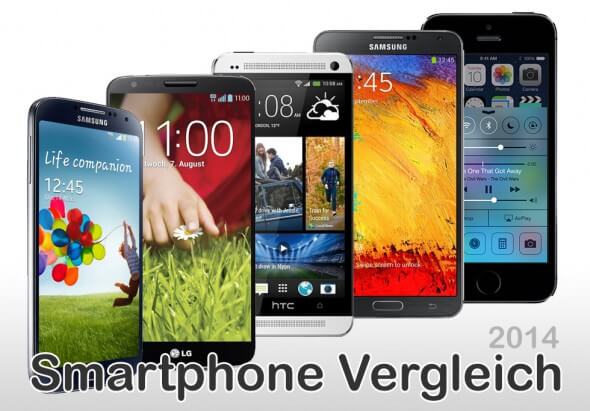 Highend Smartphone Vergleich 2014