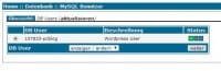 MySQL-Benutzer angelegt