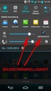 Bildschirmhelligkeit auf automatisch stellen beim Smartphone