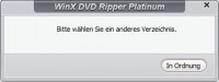 anderes Verzeichnis wählen - WinX DVD Ripper Platinum