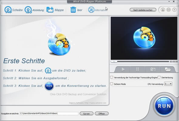 WinX DVD-Ripper Platinum deutsch