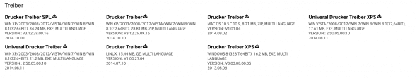 1.Schritt - Drucker Treiber runterladen (nur bei Windows notwendig)