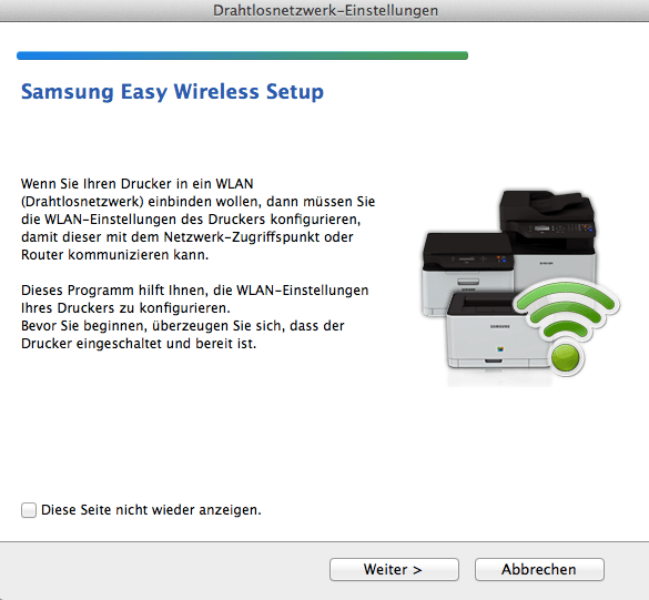 Samsung Wireless Setup